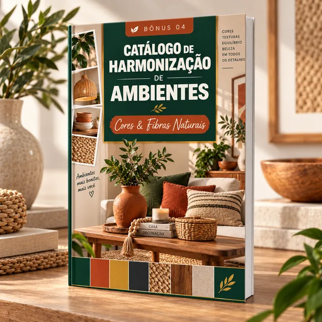 Capa do bônus Catálogo de Harmonização de Ambientes